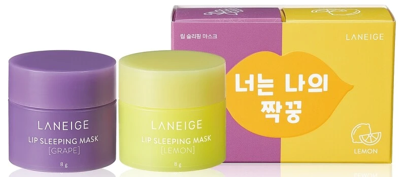睡美人極萃滋養晚安唇膜葡萄8g、睡美人極萃滋養晚安唇膜檸檬8g