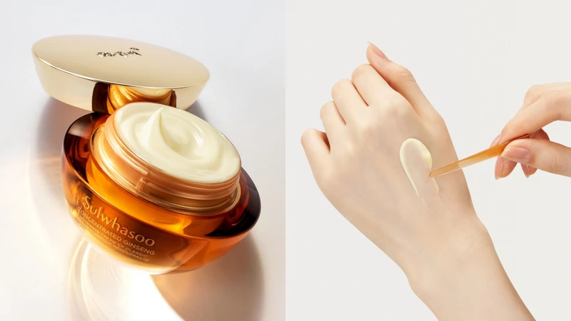 Sulwhasoo雪花秀滋陰蔘回彈霜推出輕盈版、豐潤版兩種質地。 Sulwhasoo雪花秀滋陰蔘回彈霜推出輕盈版、豐潤版兩種質地。