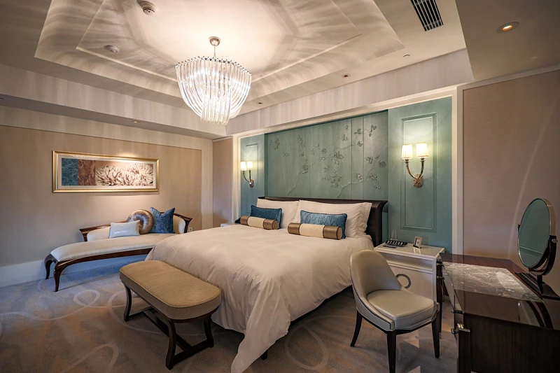 台北文華東方酒店 行政大道套房臥室空間