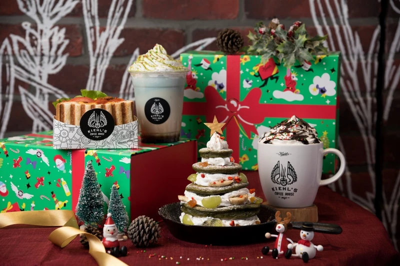 KIEHL’S COFFEE HOUSE 2021聖誕推出期間限定的美式聖誕餐點。