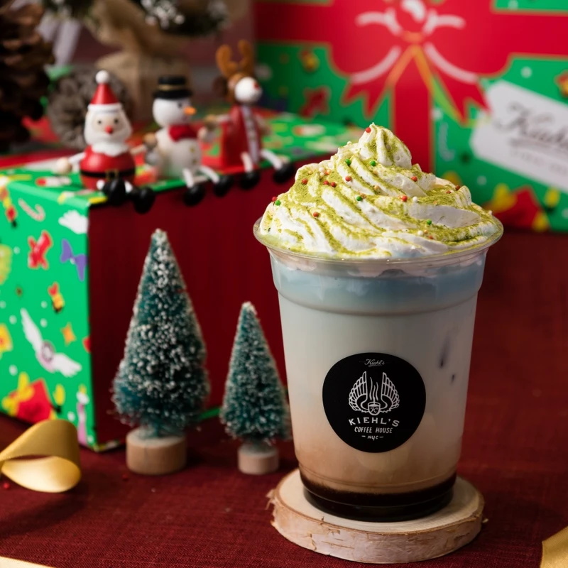 KIEHL’S COFFEE HOUSE 2021聖誕地球奶酒拿鐵，NT150