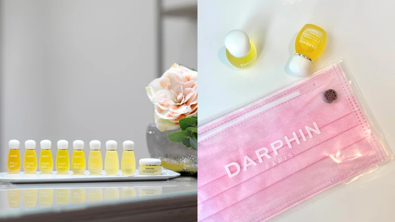 (與DARPHIN一同沉浸療癒時光，訂製專屬的精露香氛口罩。