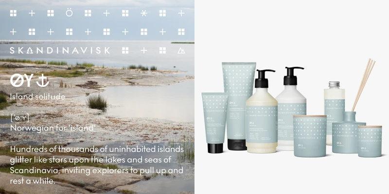 丹麥室內香氛品牌Skandinavisk ØY小島時光系列。 丹麥室內香氛品牌Skandinavisk ØY小島時光系列。