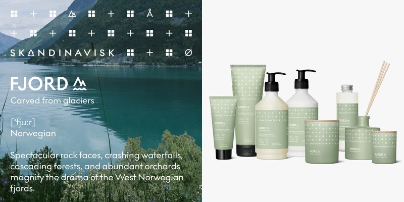 丹麥室內香氛品牌Skandinavisk FJORD風之耳語系列。 丹麥室內香氛品牌Skandinavisk FJORD風之耳語系列。