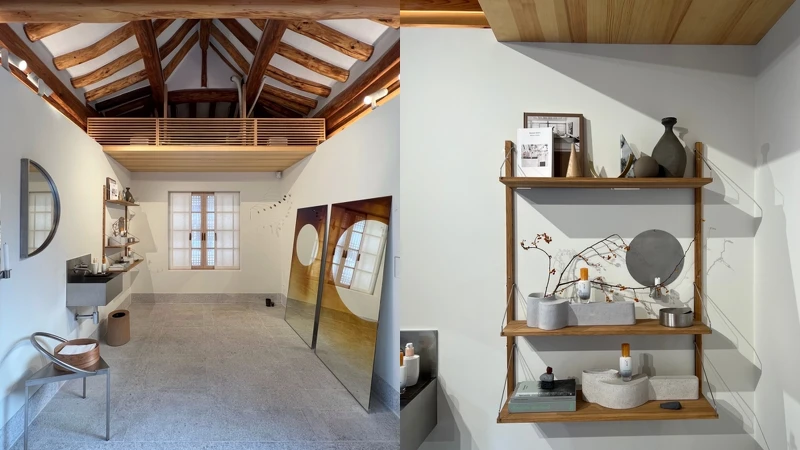 雪花秀韓國北村旗艦店的韓屋區。 雪花秀韓國北村旗艦店的韓屋區。