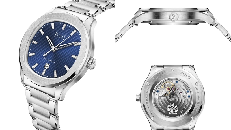 PIAGET Polo系列伯爵藍日期顯示精鋼腕錶,建議售價NT$402,000 PIAGET Polo系列伯爵藍日期顯示精鋼腕錶,建議售價NT$402,000