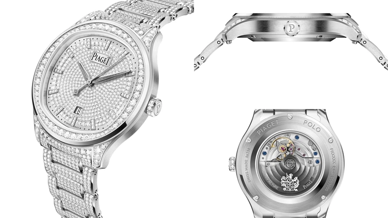 PIAGET Polo系列日期顯示18K白金頂級珠寶鑽石腕錶,建議售價NT$4,790,000 PIAGET Polo系列日期顯示18K白金頂級珠寶鑽石腕錶,建議售價NT$4,790,000