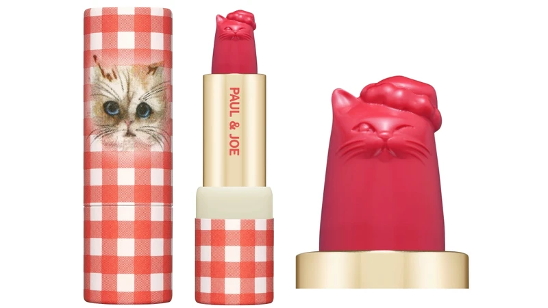 PAUL＆JOE 2021聖誕貓限量唇膏2.6g，NT800