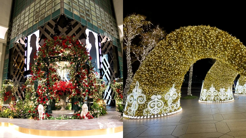 4樓都會廣場有「暖心花園」、戶外廣場有璀璨號角光廊可拍網美照 4樓都會廣場有「暖心花園」、戶外廣場有璀璨號角光廊可拍網美照