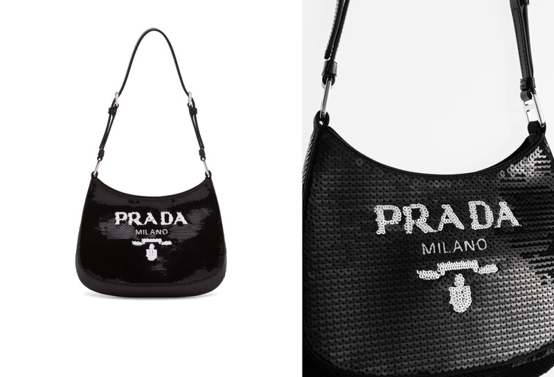 Prada Cleo亮片刺繡版,售價NT$78,000 Prada Cleo亮片刺繡版,售價NT$78,000