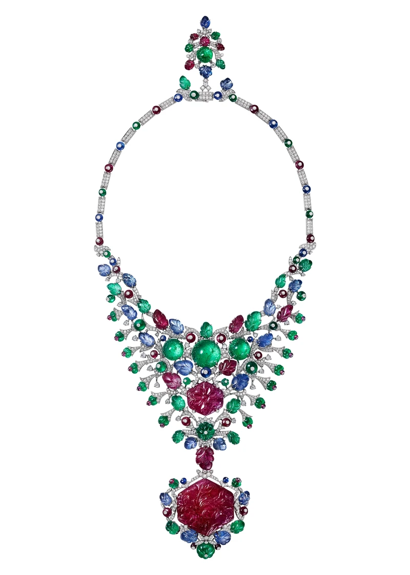 卡地亞Tutti Frutti水果錦囊系列UDYANA項鍊/吊墜/胸針