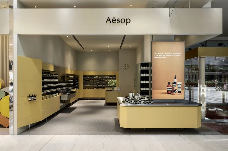 Aesop 2021年Sogo天母新店鋪。 Aesop 2021年Sogo天母新店鋪。