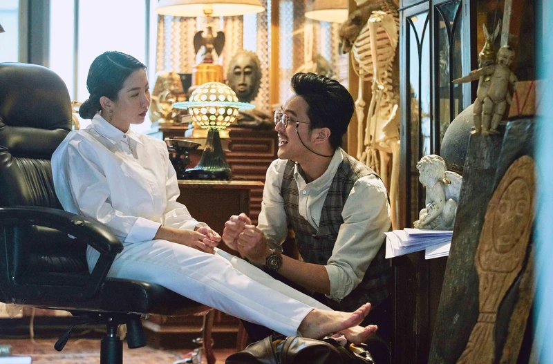 《無神之地不下雨》郭書瑤(左)讚顏毓麟角色詮釋相當成功,請大家持續關注 《無神之地不下雨》郭書瑤(左)讚顏毓麟角色詮釋相當成功,請大家持續關注