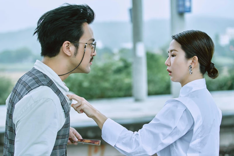 《無神之地不下雨》顏毓麟(左)直播Call out給劇中老婆郭書瑤示愛 《無神之地不下雨》顏毓麟(左)直播Call out給劇中老婆郭書瑤示愛