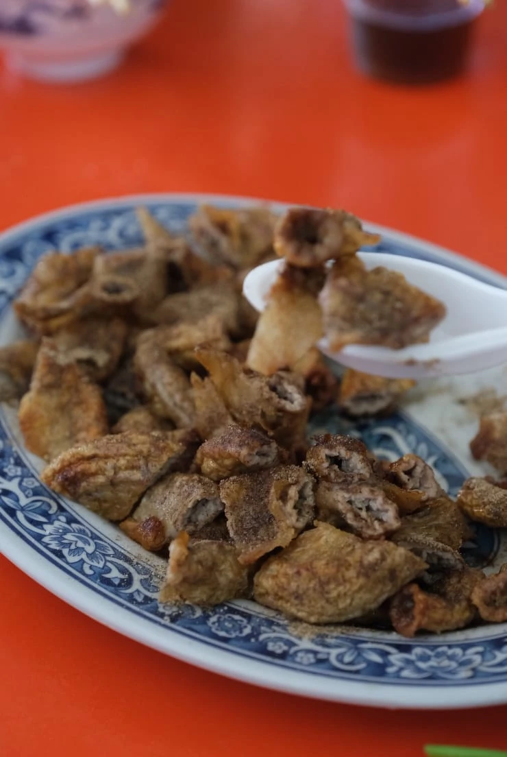 十分特別的煎粉腸。 十分特別的煎粉腸。