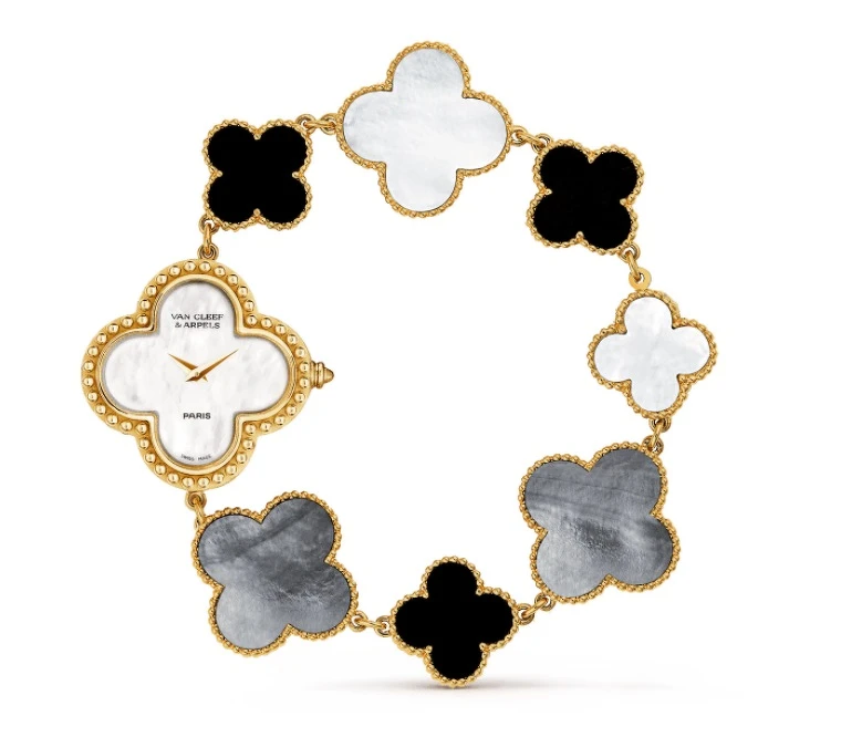 Van Cleef & Arpels Alhambra系列珍珠母貝面盤女錶 Van Cleef & Arpels Alhambra系列珍珠母貝面盤女錶