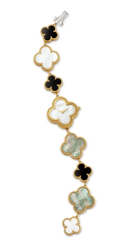 Van Cleef & Arpels Alhambra系列珍珠母貝面盤女錶 Van Cleef & Arpels Alhambra系列珍珠母貝面盤女錶