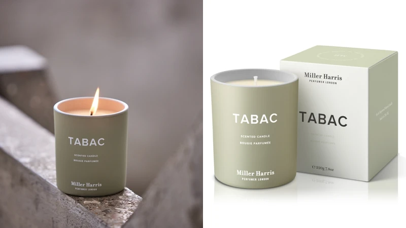 Miller Harris巴黎菸草TABAC香氛蠟燭，NT2,200