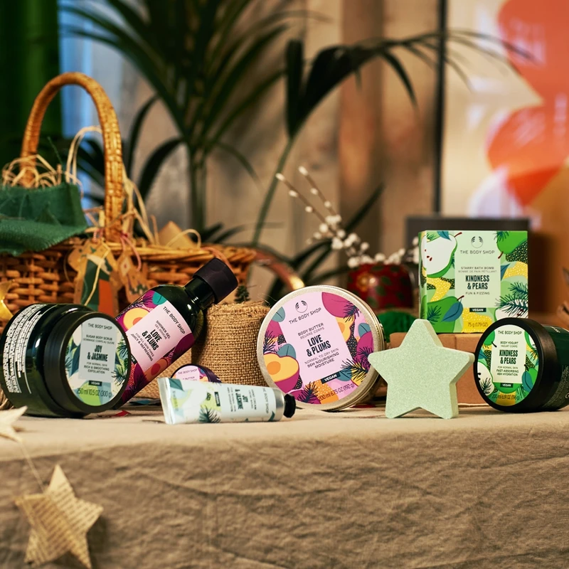THE BODY SHOP 2021聖誕限定香氛沐浴系列，主打療癒人心。