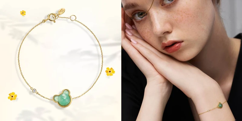 陪伴玉熊mini手鍊,建議售價NT24,000 起 陪伴玉熊mini手鍊,建議售價NT24,000 起