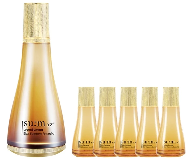 su:m37°甦秘2021雙12金萃超導精華凝露增量組(150ml正貨+20ml*5)，特價NT5,980(價值NT11,133)。