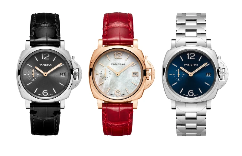 沛納海Luminor Due腕錶– 38mm (PAM01247)、Luminor Due紅金珍珠母貝腕錶– 38mm (PAM01280)、Luminor Due鍊帶腕錶– 38mm (PAM01123) 沛納海Luminor Due腕錶– 38mm (PAM01247)、Luminor Due紅金珍珠母貝腕錶– 38mm (PAM01280)、Luminor Due鍊帶腕錶– 38mm (PAM01123)