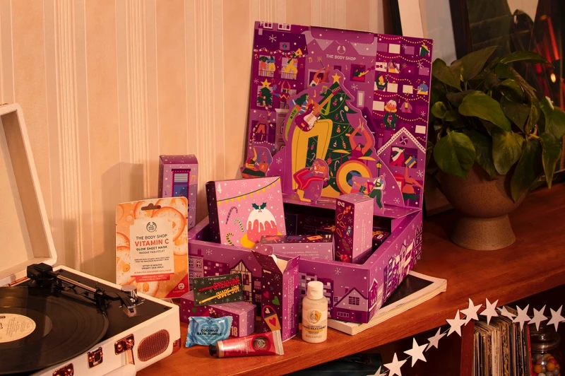 The Body Shop 2021聖誕派對倒數月曆-夢幻紫,NT3,900 The Body Shop 2021聖誕派對倒數月曆-夢幻紫,NT3,900