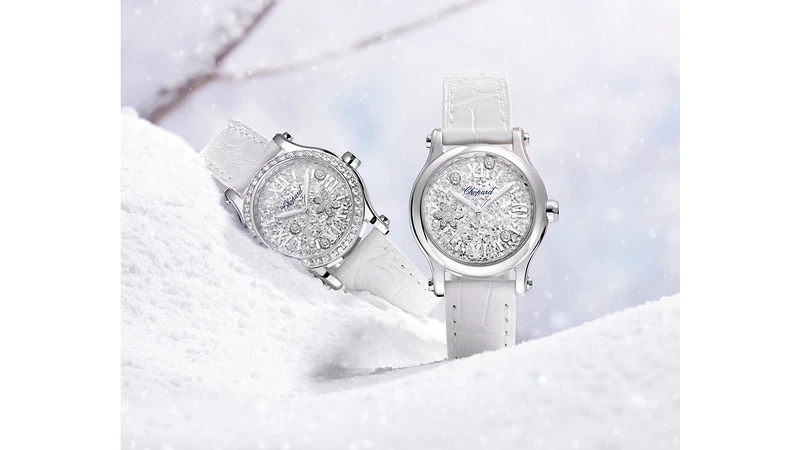 Happy Snowflakes腕錶。 Happy Snowflakes腕錶。