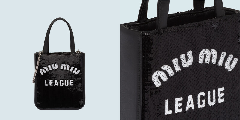 Miu Miu亮片刺繡迷你包,售價NT$48,000 Miu Miu亮片刺繡迷你包,售價NT$48,000