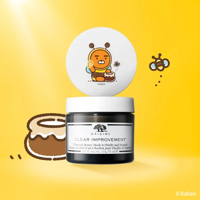 品木宣言X KAKAO FRIENDS泥娃娃活性碳蜂蜜面膜75ml，NT1,350
