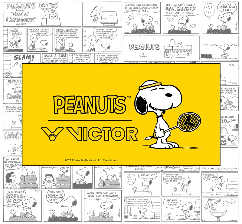Victor X Peanuts聯名系列 Victor X Peanuts聯名系列