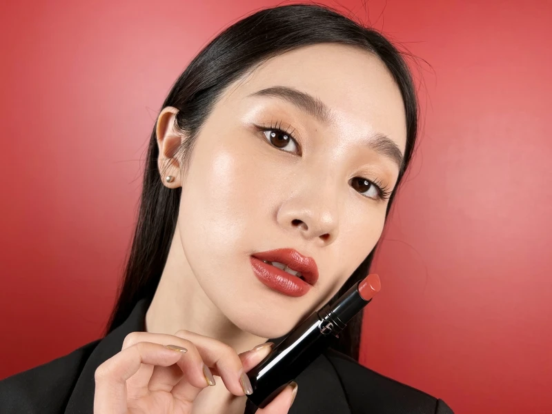 Giorgio Armani奢華絲緞訂製唇膏(#201)，NT1,400