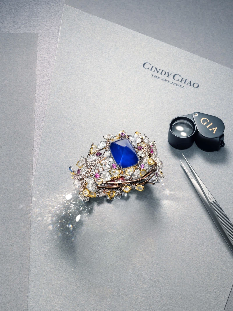 CINDY CHAO Black Label Masterpiece大師系列2021年亮點作品三__塞納河清晨手環