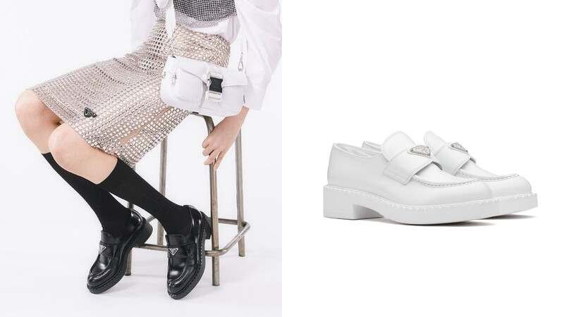 Prada Chocolate樂福鞋，NT$34,500