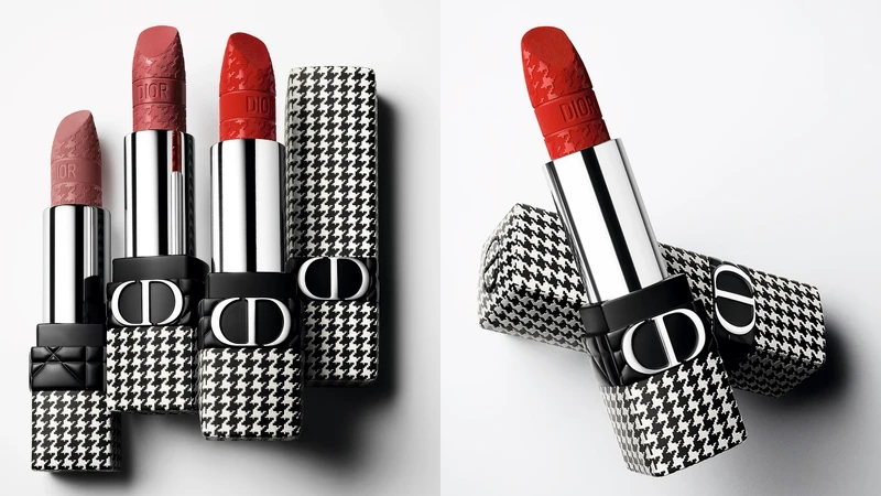 DIOR迪奧藍星唇膏2022經典NEW LOOK限量版情境照。 DIOR迪奧藍星唇膏2022經典NEW LOOK限量版情境照。