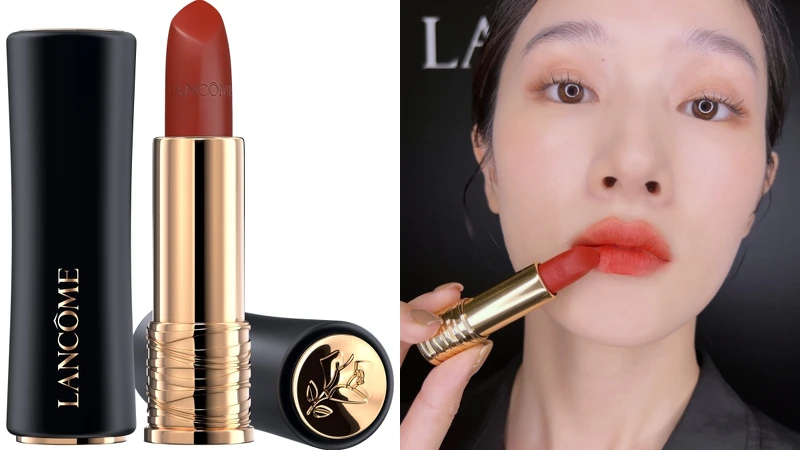 LANCOME蘭蔻絕對完美唇膏(絲絨霧感#196落日暖橙),NT1,250 LANCOME蘭蔻絕對完美唇膏(絲絨霧感#196落日暖橙),NT1,250