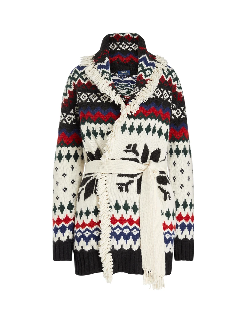 Polo Ralph Lauren 雪花圖騰長版開襟衫，NT35,880。