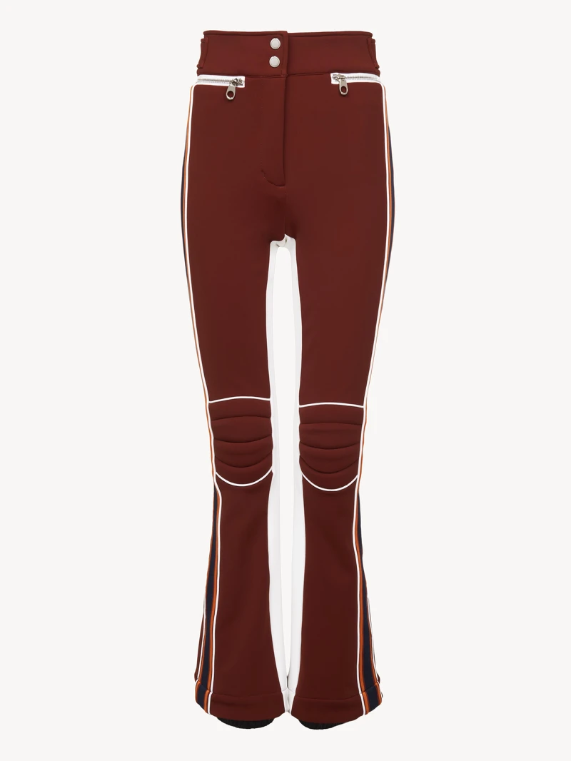 Chloé Fusalp 新款酒紅色合身高腰滑雪褲，NT37,100。