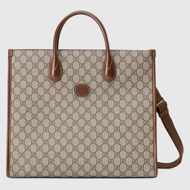 Gucci GG 緹花托特包,NT61,200。 Gucci GG 緹花托特包,NT61,200。