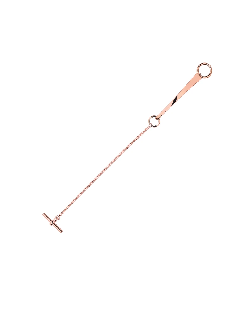 愛馬仕手鍊 “Clou de forge”系列玫瑰金手鍊_NT$ 121,400