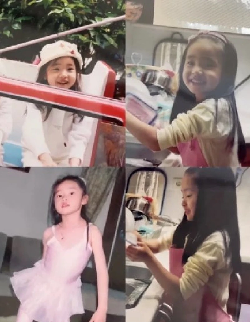 宋智雅幼時照片曝光 宋智雅幼時照片曝光