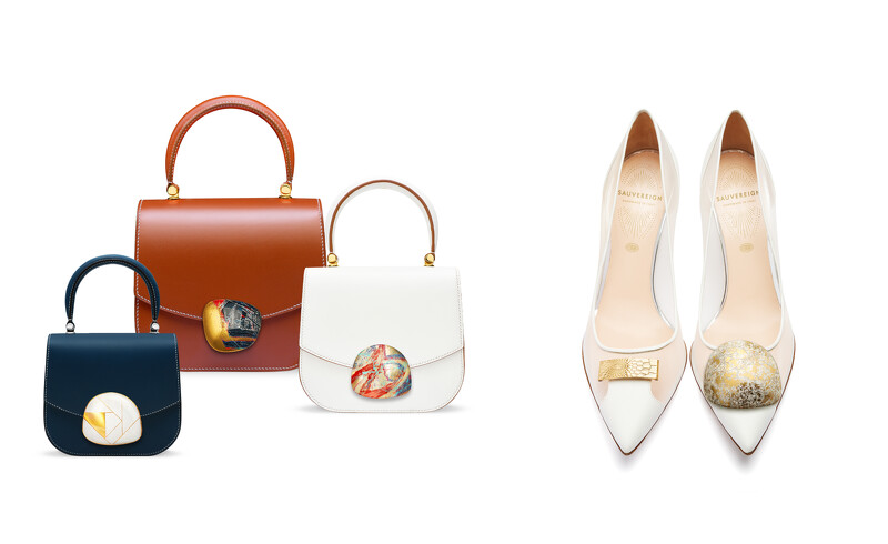 每件 SAUVEREIGN 作品皆以極具收藏價值的傳世金箔扣為軸心,可以任意活動拆卸的多變用途,能作為髮飾、胸針、項鍊墜飾,或是裝飾於包款、腰帶、鞋履上,提供專屬個人化選擇。 每件 SAUVEREIGN 作品皆以極具收藏價值的傳世金箔扣為軸心,可以任意活動拆卸的多變用途,能作為髮飾、胸針、項鍊墜飾,或是裝飾於包款、腰帶、鞋履上,提供專屬個人化選擇。