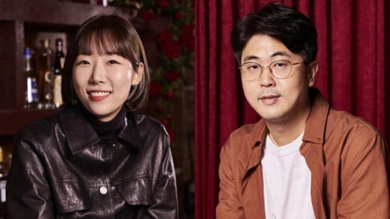 《單身即地獄》製作人金娜見與金在元  《單身即地獄》製作人金娜見與金在元