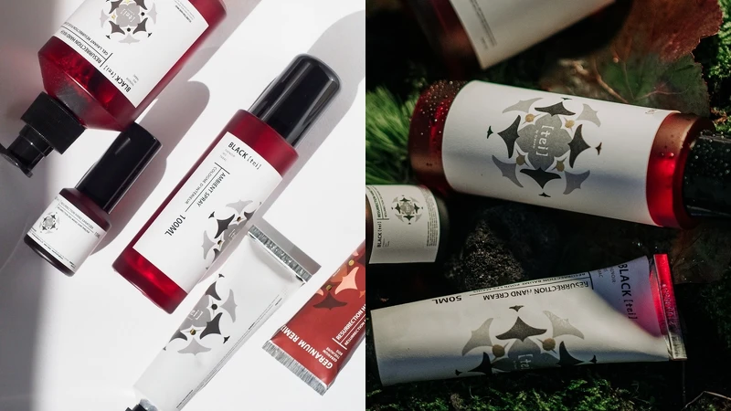 Tei X VÖODÖOMÖI 紅茶時髦風味乾洗手，NT200(圖/Pinkoi提供)。