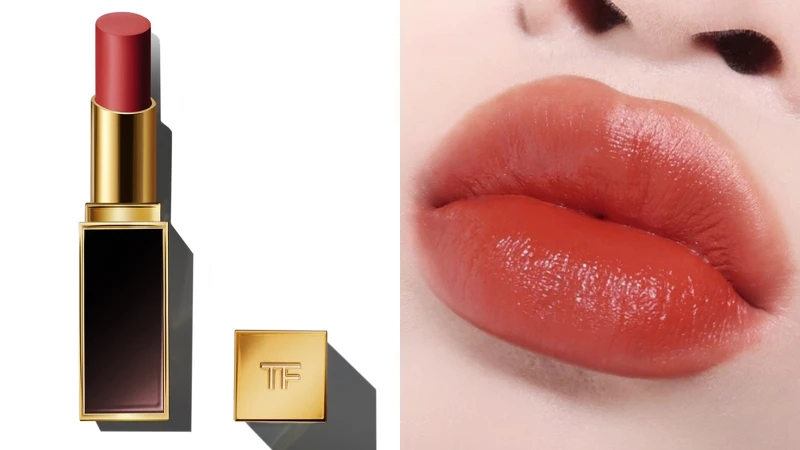 TOM FORD設計師絲絨霧光唇膏(#50 ADORED橡木辣椒),NT1,880 TOM FORD設計師絲絨霧光唇膏(#50 ADORED橡木辣椒),NT1,880