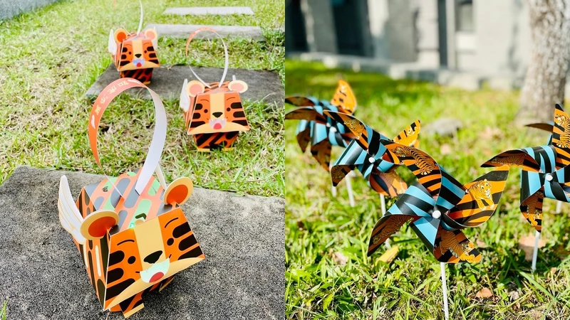 有限量「虎年小提燈」、隱藏版「虎虎生風小風車」