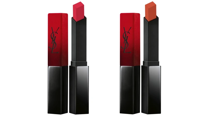 YSL奢華緞面絨霧唇膏熾熱絨情限定版(#21、#1966)，NT1,380