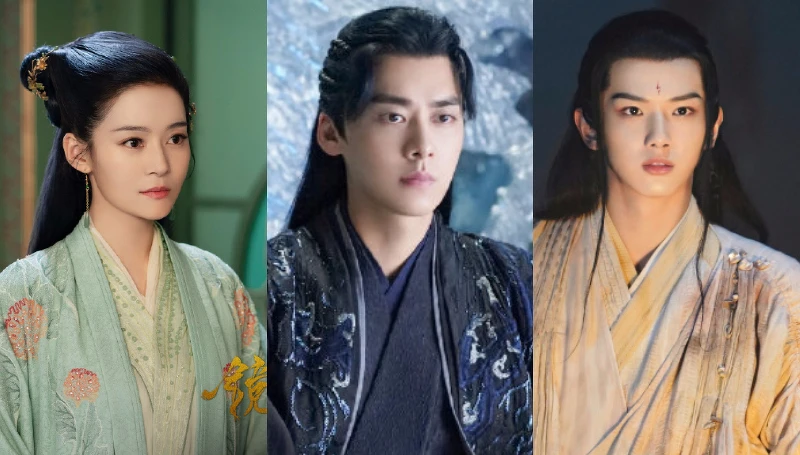 鏡雙城泉先人物 如姨(王媛可) 蘇摩(李易峰) 炎汐(葉盛佳) 鏡雙城泉先人物 如姨(王媛可) 蘇摩(李易峰) 炎汐(葉盛佳)