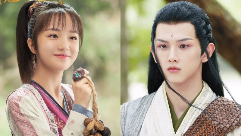 鏡雙城 苗族少女那笙(楊志雯) 鮫人炎汐(葉盛佳) 是二搭 鏡雙城 苗族少女那笙(楊志雯) 鮫人炎汐(葉盛佳) 是二搭