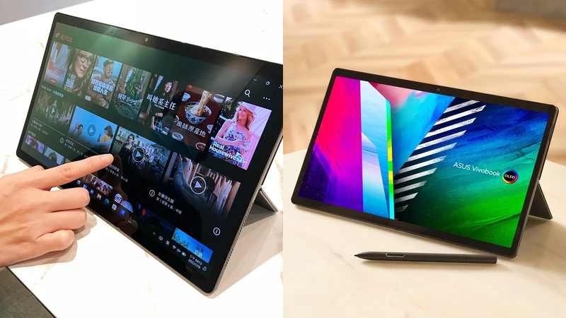 ASUS Vivobook 13 Slate OLED劇院模式